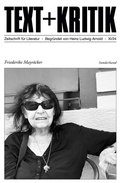 Cover: Friederike Mayr&ouml;cker - edition text + kritik