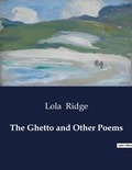Cover: The Ghetto and Other Poems - Culturea