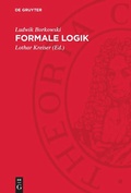 Cover: Formale Logik - De Gruyter