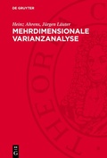 Cover: Mehrdimensionale Varianzanalyse - De Gruyter