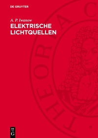 Abbildung von: Elektrische Lichtquellen - De Gruyter
