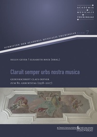 Abbildung von: Claruit semper urbs nostra musica - Königshausen & Neumann