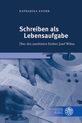 Cover: Schreiben als Lebensaufgabe - Universit&auml;tsverlag Winter