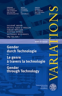 Abbildung von: Variations 27 (2024) - Universitätsverlag Winter