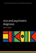 Cover: Vice and Psychiatric Diagnosis - OUP eBook