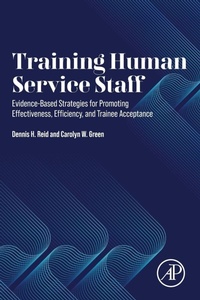 Enlarge image Cover: Training Human Service Staff - Academic Press