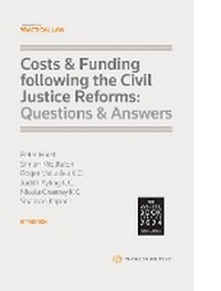 Abbildung von: Costs and Funding following the Civil Justice Reforms: Questions and Answers - Sweet & Maxwell