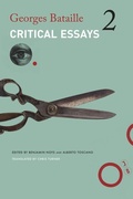 Cover: Critical Essays - Seagull Books London Ltd