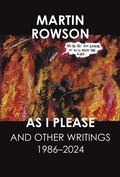 Cover: As I Please - Seagull Books London Ltd