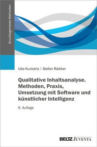 Abbildung von: Qualitative Inhaltsanalyse. Methoden, Praxis, Umsetzung mit Software und künstlicher Intelligenz - Beltz Juventa