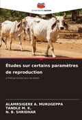 Cover: Etudes sur certains parametres de reproduction - Editions Notre Savoir