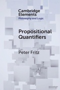 Cover: Propositional Quantifiers - Cambridge University Press