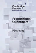 Cover: Propositional Quantifiers - Cambridge University Press