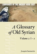 Cover: A Glossary of Old Syrian - Eisenbrauns