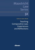 Cover: Teaching Comparative Law: Experiences and Reflections - Eleven International Publishing