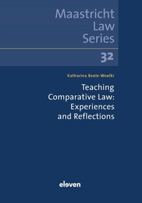Enlarge image Cover: Teaching Comparative Law: Experiences and Reflections - Eleven International Publishing
