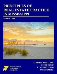 Abbildung von: Principles of Real Estate Practice in Mississippi - Performance Programs Company LLC