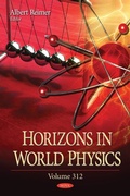 Cover: Horizons in World Physics. Volume 312 - Nova Science Publishers Inc