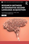 Cover: Research Methods in Generative Second Language Acquisition - Routledge