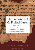 Cover: The Formation of the Biblical Canon: Volume 1 - T.& T.Clark Ltd