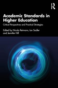 Cover: Academic Standards in Higher Education - Routledge