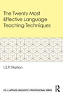 Cover: The Twenty Most Effective Language Teaching Techniques - Routledge