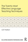 Cover: The Twenty Most Effective Language Teaching Techniques - Routledge