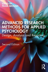 Enlarge image Cover: Advanced Research Methods for Applied Psychology - Routledge