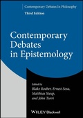 Cover: Contemporary Debates in Epistemology - Wiley