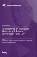 Cover: Perspectives on Molecular Materials-A Tribute to Professor Peter Day - MDPI AG