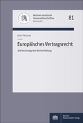 Abbildung von: Europäisches Vertragsrecht - Berliner Wissenschafts-Verlag