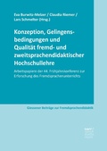 Cover: Konzeption, Gelingensbedingungen und Qualit&auml;t fremd- und zweitsprachendidaktischer Hochschullehre - Narr Francke Attempto Verlag