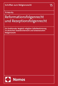 Abbildung von: Reformationsfolgenrecht und Rezeptionsfolgenrecht - Nomos