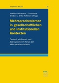 Cover: Mehrsprachenlernen in gesellschaftlichen und institutionellen Kontexten - Narr Francke Attempto Verlag