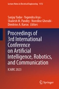 Cover: Proceedings of 3rd International Conference on Artificial Intelligence, Robotics, and Communication - Springer