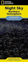 Cover: National Geographic Night Sky - Northern Hemisphere Map (Stargazer Folded) - National Geographic Maps