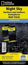Cover: National Geographic Night Sky (Stargazer Folded Map Pack Bundle) - National Geographic Maps