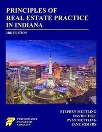 Abbildung von: Principles of Real Estate Practice in Indiana - Performance Programs Company LLC