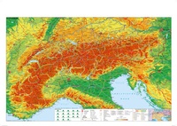 Abbildung von: Der Alpenraum mit Weitwander- und Radfernwegen - Stiefel Eurocart
