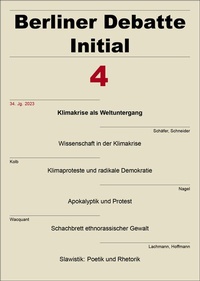 Abbildung von: Berliner Debatte Initial 34 (2023) 4 - Franz Steiner Verlag