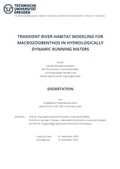 Cover: Transient River Habitat Modeling for Macrozoobenthos in Hydrologically Dynamic Running Waters - Technische Uni Dresden