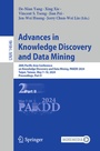 Cover: Advances in Knowledge Discovery and Data Mining - Springer
