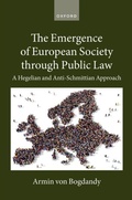 Cover: The Emergence of European Society through Public Law - OUP eBook