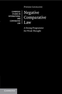 Enlarge image Cover: Negative Comparative Law - Cambridge University Press