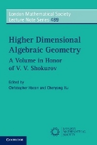 Abbildung von: Higher Dimensional Algebraic Geometry - Cambridge University Press