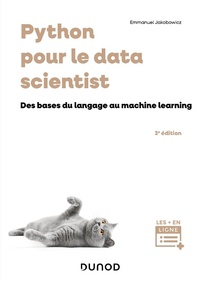 Enlarge image Cover: Python pour le data scientist - 3e éd. - Dunod