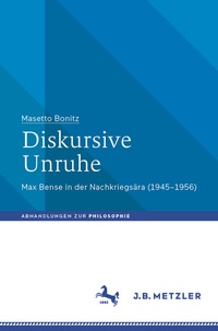 Abbildung von: Diskursive Unruhe - J.B. Metzler