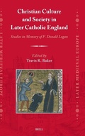 Cover: Christian Culture and Society in Later Catholic England - Brill