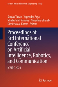 Abbildung von: Proceedings of 3rd International Conference on Artificial Intelligence, Robotics, and Communication - Springer