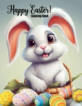 Cover: Happy Easter Coloring Book for Kids - Rise By Victoria